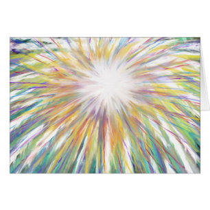 Colourful Starburst Star of Wonder Christmas Art