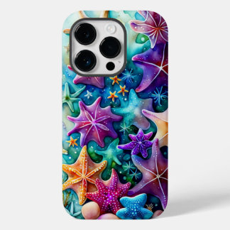 Colourful Starfish Case-Mate iPhone 14 Pro Case