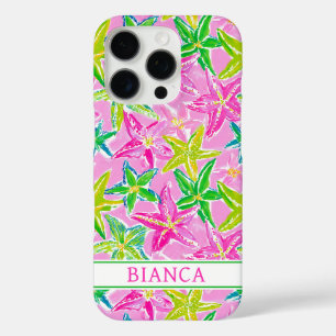 Colourful Starfish Monogrammed  iPhone 16 Pro Case