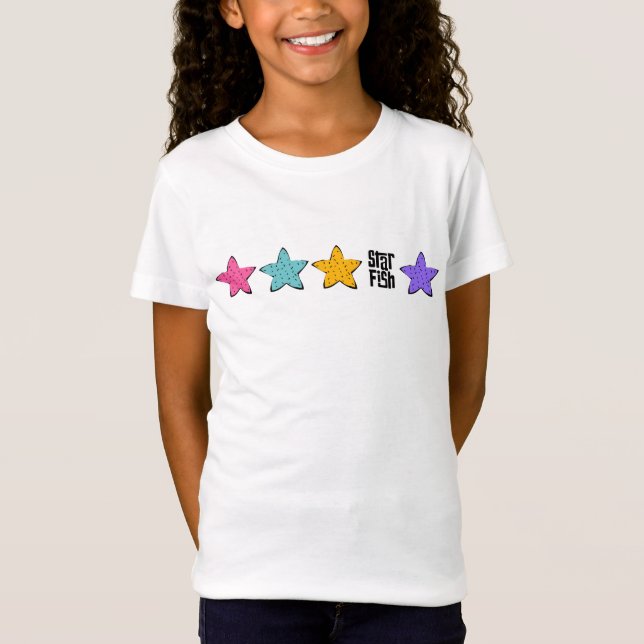 Colourful Starfish T-Shirt (Front)