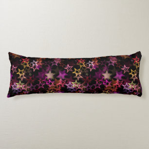 Colourful Stars Dance Whimsically Body Cushion