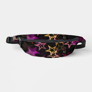 Colourful Stars Dance Whimsically  Bum Bags