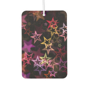 Colourful Stars Dance Whimsically Car Air Freshener