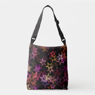 Colourful Stars Dance Whimsically  Crossbody Bag