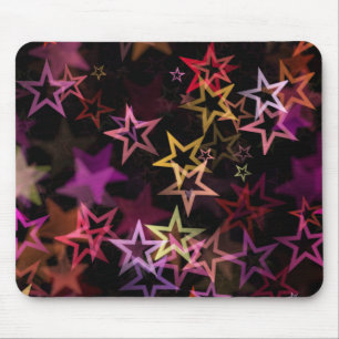 Colourful Stars Dance Whimsically  Mouse Pad