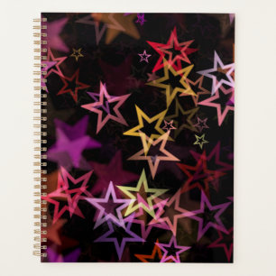 Colourful Stars Dance Whimsically Planner