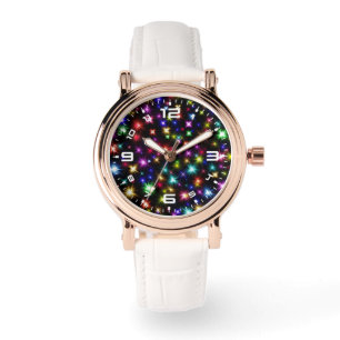 Colourful Stars Fireworks Design Watch