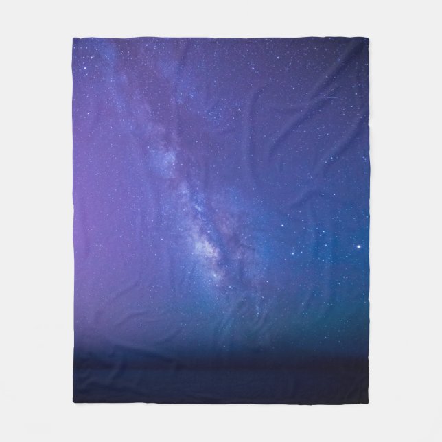 Colourful Stars Fleece Blanket (Front)