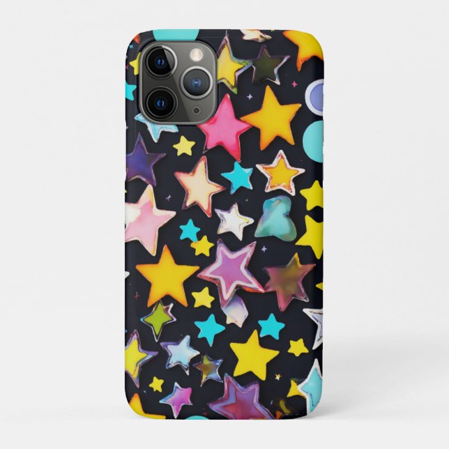 Colourful Stars iPad Case (Back)