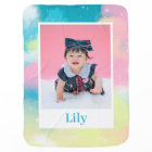 Colourful Stars Personalised Photo Girl