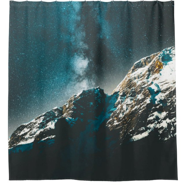Colourful Stars Shower Curtain (Front)