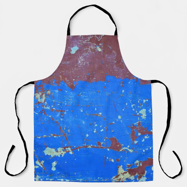 Colourful steel rust: abstract texture apron (Front)
