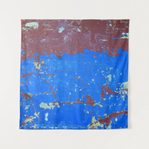 Colourful steel rust: abstract texture tapestry
