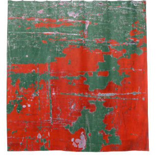 Colourful steel rust, textured background. shower curtain