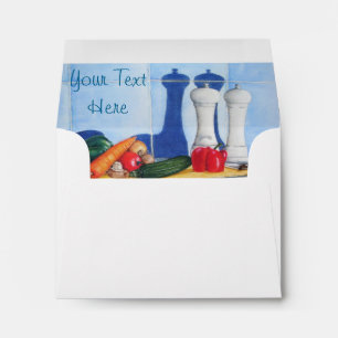 colourful still life picture of mixed vegetables envelope