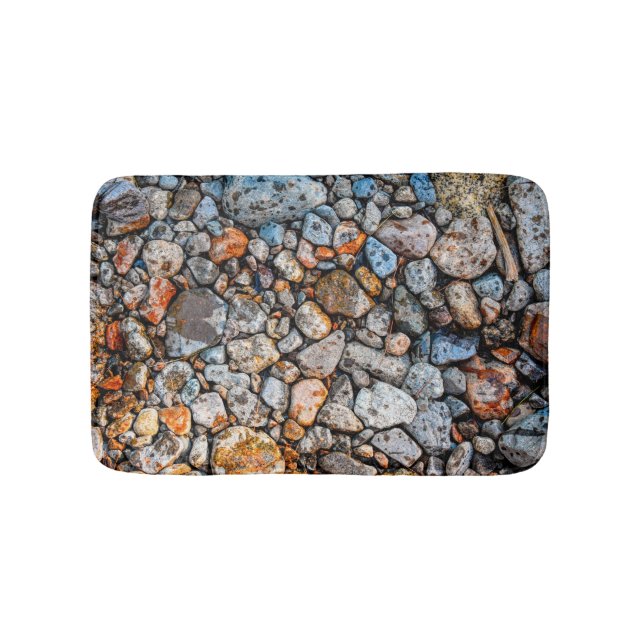 Colourful Stones Bath Mat (Front)