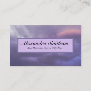 Colourful Storm Clouds Business Card