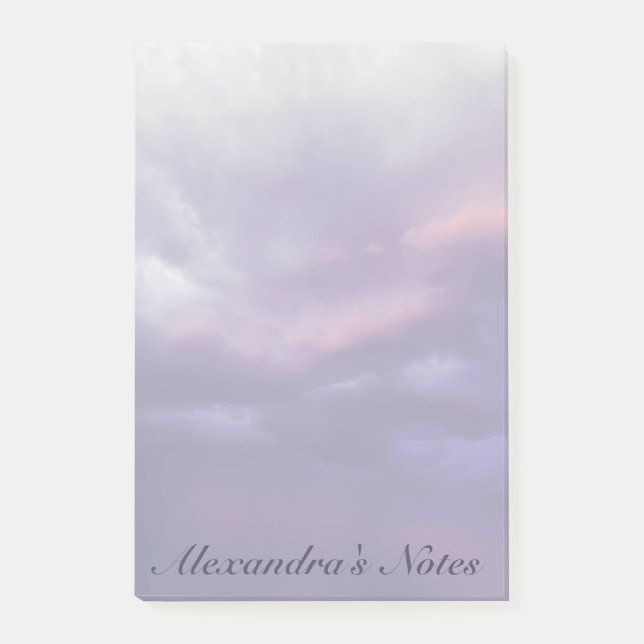 Colourful Storm Clouds Post-it Notes (Front)