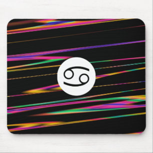 Colourful strands - Cancer Mouse Pad