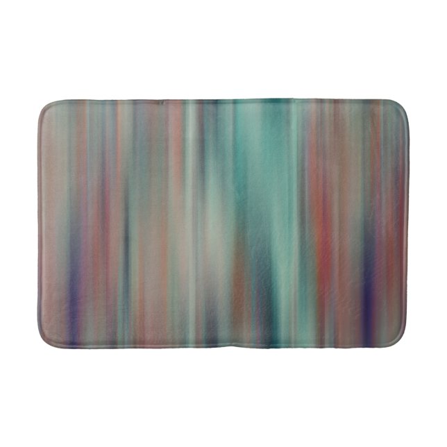 colourful streaks  bath mat (Front)