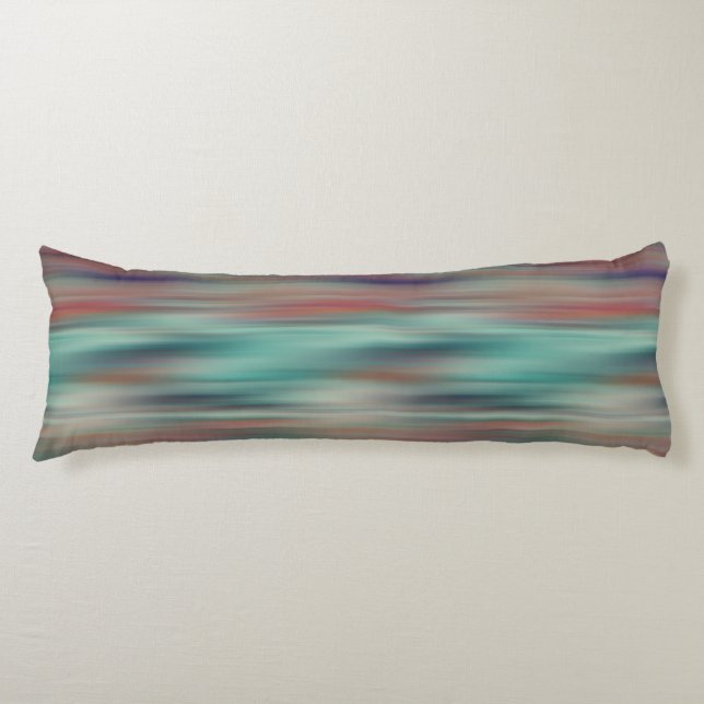 colourful streaks   body cushion (Front)