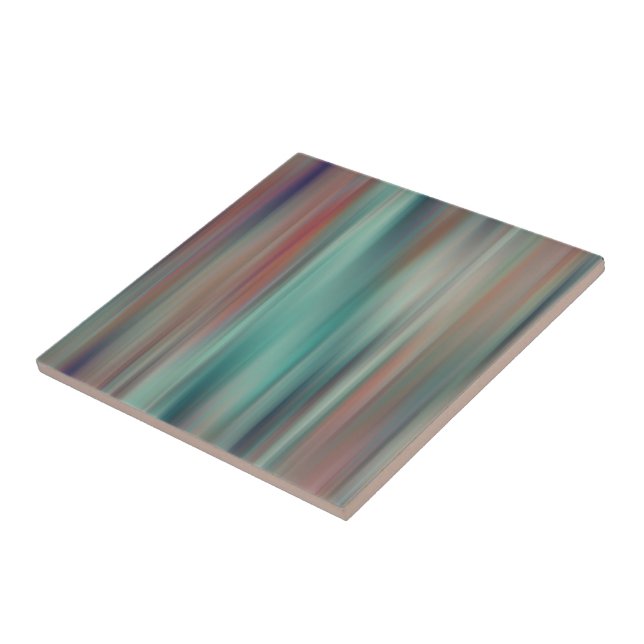Colourful Streaks Tile (Side)