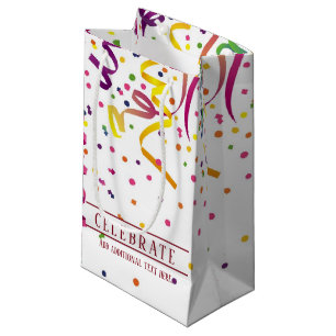 Colourful Streamers And Confetti Gift Bag