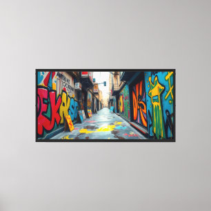 Colourful Street Art - Canvas Print