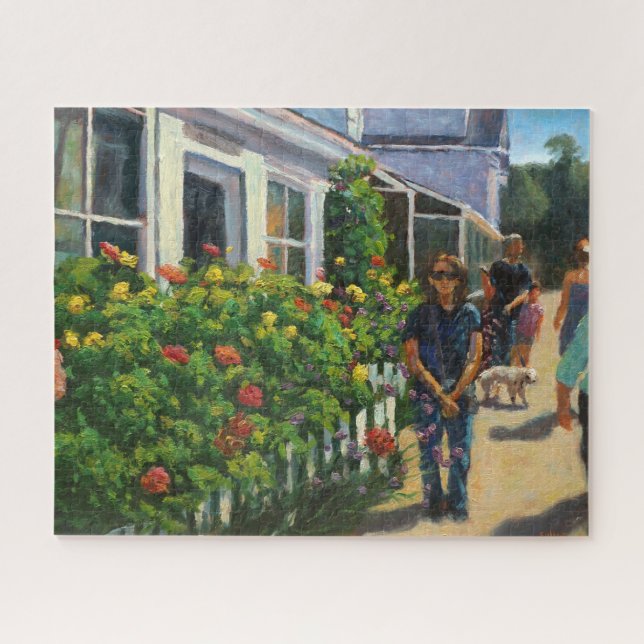 Colourful Streets of Rockport Massachusetts Jigsaw Puzzle (Horizontal)