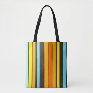 Colourful Stripe Tote Bag