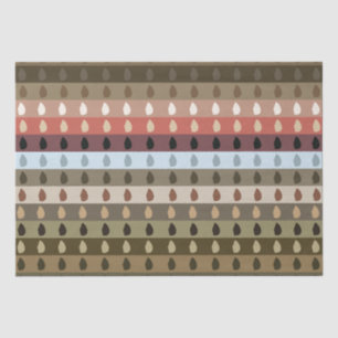 Colourful Stripe Tribal Art  Tissue Paper