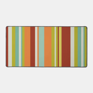 Colourful Striped Desk Mat