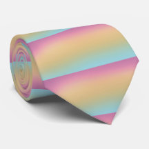 Colourful Striped Pastel Colours Classy Tie