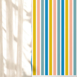 Colourful Striped Pattern Wallpaper