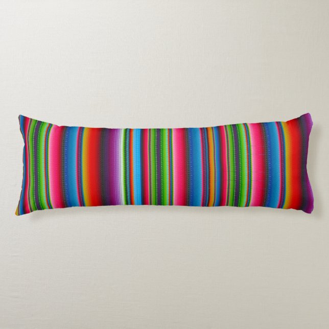 Colourful Stripes Body Cushion (Front)