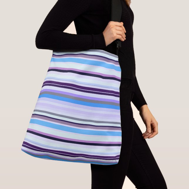 Colourful stripes  crossbody bag (Close Up)