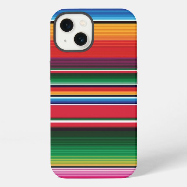 Colourful Stripes iPhone Case (Back)