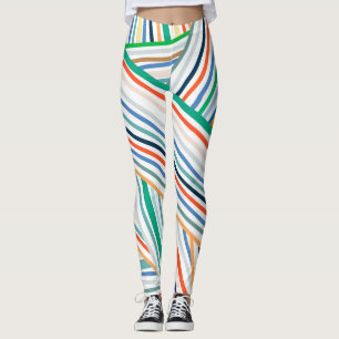 Colourful Stripes Leggings