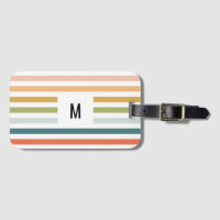 Colourful Stripes Monogram