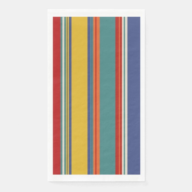 Colourful Stripes Napkin (Front)