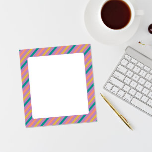 Colourful stripes notepad