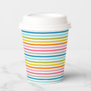 Colourful Stripes Pattern-93861 Paper Cups
