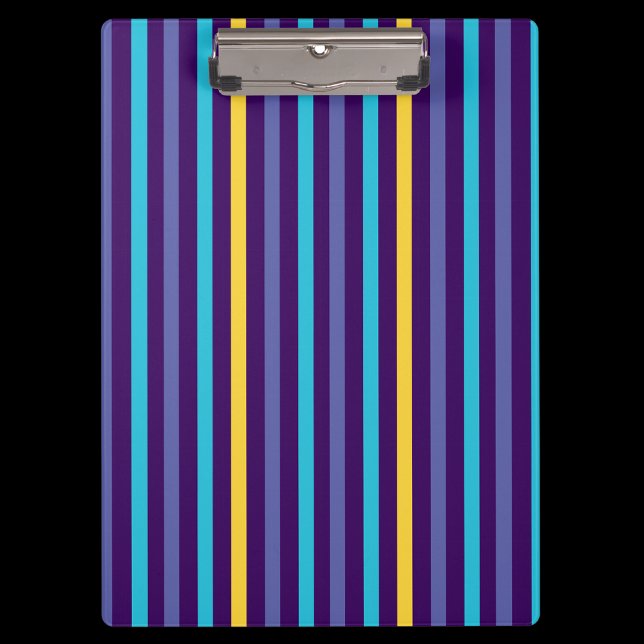 Colourful Stripes Pattern Back To School Clipboard (Creator Uploaded)