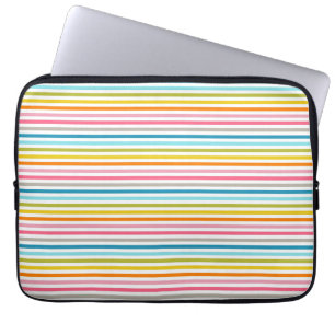 Colourful Stripes Pattern Laptop Sleeve