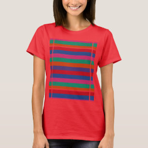 Colourful Stripes Pattern T-Shirt