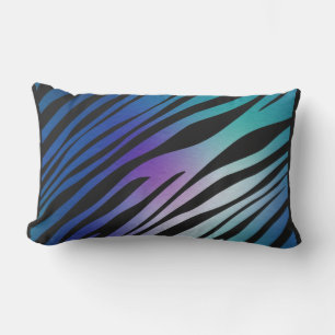 Colourful Stripes Print Lumbar Cushion