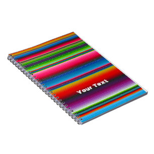 Colourful Stripes Spiral Notebook