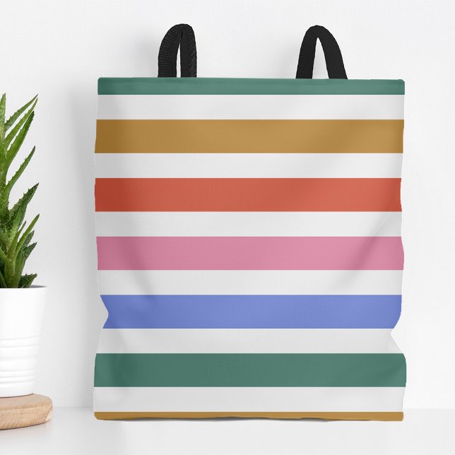 Colourful Stripes Tote Bag (Creator Uploaded)