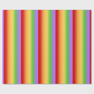 Colourful Stripes Wrapping Paper