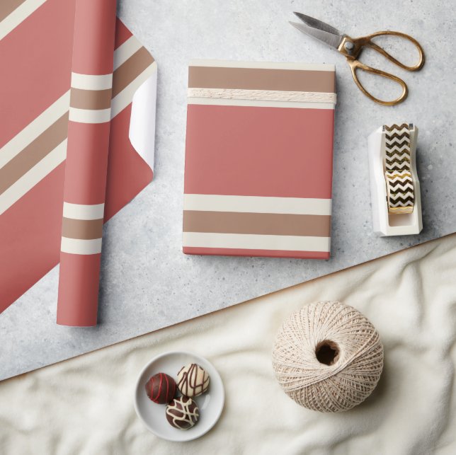 Colourful Stripes  Wrapping Paper (Crafts)